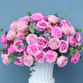 60/50/40cm Wedding Table Centerpieces Ball Artificial Baby Breath Rose Flower Arrangement