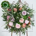 Wedding Backdrop Round Arch Decor Rose Greenery Crown Floral Arrangement Table Centerpiece Ball Welcome Sign Flower