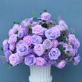 60/50/40cm Wedding Table Centerpieces Ball Artificial Baby Breath Rose Flower Arrangement