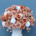 60/50/40cm Wedding Table Centerpieces Ball Artificial Baby Breath Rose Flower Arrangement