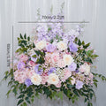 Purple Delphinium Babysbreath Wedding Table Centerpieces Floral Ball