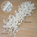 White Cherry Blossom Table Sofa Runner Artificial Flower Arrangements For Wedding Backdrop Arch Frame Decor Event Props