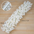 White Cherry Blossom Table Sofa Runner Artificial Flower Arrangements For Wedding Backdrop Arch Frame Decor Event Props