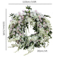 Ceiling Round Arch Hanging Hoop Frame Decor Floral Arrangement Wedding Backdrop Flower