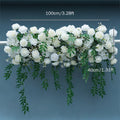 Flower White Green Leaves Wedding Backdrop Floral Arrangement Event Table Centerpieces Ball