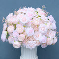 60/50/40cm Wedding Table Centerpieces Ball Artificial Baby Breath Rose Flower Arrangement