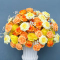 60/50/40cm Wedding Table Centerpieces Ball Artificial Baby Breath Rose Flower Arrangement