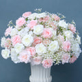 60/50/40cm Wedding Table Centerpieces Ball Artificial Baby Breath Rose Flower Arrangement