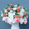 60/50/40cm Wedding Table Centerpieces Ball Artificial Baby Breath Rose Flower Arrangement