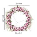 Ceiling Round Arch Hanging Hoop Frame Decor Floral Arrangement Wedding Backdrop Flower