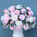 60/50/40cm Wedding Table Centerpieces Ball Artificial Baby Breath Rose Flower Arrangement