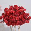 Rose Hydrangea Table Centerpiece Floral Ball Wedding Table Deor Flower Arrangement Party Stage Props