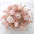 Wedding Table Centerpieces Decor Flower Ball Rose Baby Breath Gypsophila Floral Arrangement Window Display Event Party Props