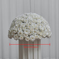 70/60/50/40/30CM White Rose Wedding Table Centerpieces Flower Ball Event Party Banquet Floral Ball