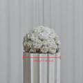 70/60/50/40/30CM White Rose Wedding Table Centerpieces Flower Ball Event Party Banquet Floral Ball