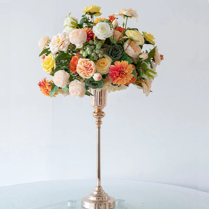 Wedding Reception Flower Ball Centerpiece For Table Decor & Accessories Rose Dahlia Floral Arrangement Banquet Event Props