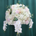 60CM 3/4 Large Artificial Flower Ball Silk Table Flower Centerpiece Luxury Wedding Decor Road Lead Table Floral