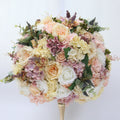 60CM 3/4 Large Artificial Flower Ball Silk Table Flower Centerpiece Luxury Wedding Decor Road Lead Table Floral