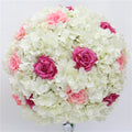 60CM 3/4 Large Artificial Flower Ball Silk Table Flower Centerpiece Luxury Wedding Decor Road Lead Table Floral