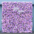 5D Purple Hydrangea Peony Rose Cloth Rolling Up Flower Wall Arrangement Wedding Backdrop Decor Curtain Hanging Fabric Plant Wall