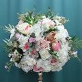 60CM 3/4 Large Artificial Flower Ball Silk Table Flower Centerpiece Luxury Wedding Decor Road Lead Table Floral