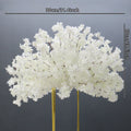 60/80/100cm White Cherry Blossom Rose Artificial Flower Ball Wedding Table Centerpiece Decor Marriage Banquet Road Lead Floral