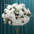 60CM 3/4 Large Artificial Flower Ball Silk Table Flower Centerpiece Luxury Wedding Decor Road Lead Table Floral