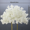 60/80/100cm White Cherry Blossom Rose Artificial Flower Ball Wedding Table Centerpiece Decor Marriage Banquet Road Lead Floral