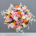 60CM 3/4 Large Artificial Flower Ball Silk Table Flower Centerpiece Luxury Wedding Decor Road Lead Table Floral