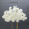 60/80/100cm White Cherry Blossom Rose Artificial Flower Ball Wedding Table Centerpiece Decor Marriage Banquet Road Lead Floral