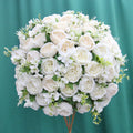 60CM 3/4 Large Artificial Flower Ball Silk Table Flower Centerpiece Luxury Wedding Decor Road Lead Table Floral