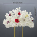 60/80/100cm White Cherry Blossom Rose Artificial Flower Ball Wedding Table Centerpiece Decor Marriage Banquet Road Lead Floral