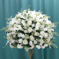 60CM 3/4 Large Artificial Flower Ball Silk Table Flower Centerpiece Luxury Wedding Decor Road Lead Table Floral