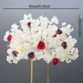 60/80/100cm White Cherry Blossom Rose Artificial Flower Ball Wedding Table Centerpiece Decor Marriage Banquet Road Lead Floral