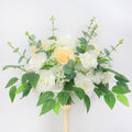 Rose Hydrangea Artificial Flower Ball With Green Eucalyptus Leaf Bouquet Wedding Deocoration Table Centerpieces Party Display