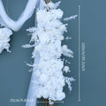 White Rose Artificial Flower Row Arrangement Wedding Centerpieces Table Flower Ball Arch Decor Wall Hanging Corner Floral