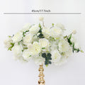 White Rose Artificial Flower Ball Wedding Backdrop Props Table Centerpiece Candlestick Decor Floral Ball Road Leading Flower