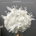 White Rose Artificial Flower Row Arrangement Wedding Centerpieces Table Flower Ball Arch Decor Wall Hanging Corner Floral