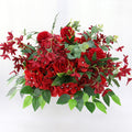 Artificial Flower Ball Pompom Turtle Leaf Greenery Plants Wedding Table Centerpiece Decor Banquet Hotel Party DIY Flower Bouquet