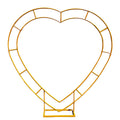 Flat heart-shaped arch wedding background props