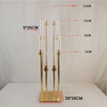 Iron plated gold candlestick wedding candlestick props