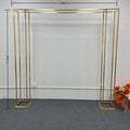 Electroplated Iron Art Geometric Box Arch Wedding Props