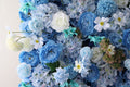 Simulated Blue Rose, Thousand Layer Chrysanthemum Wall Party Wedding Background