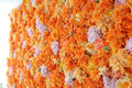 Simulated Orange Rose Hydrangea Flower Wall Party Wedding Background