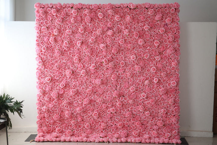 Simulated Pink Rose Wall Party Wedding Background