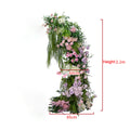 Wedding Green Strip Party Background Flower Arch Decoration