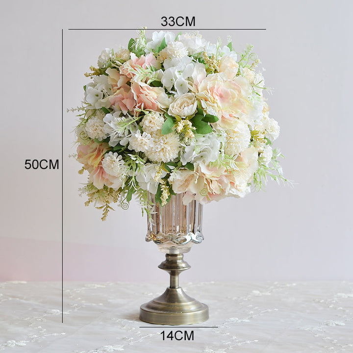 Wedding simulation flower table flower decorative ornaments