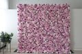 White and Purple Rose Simulated Flower Wall Party Wedding Background