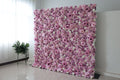 White and Purple Rose Simulated Flower Wall Party Wedding Background